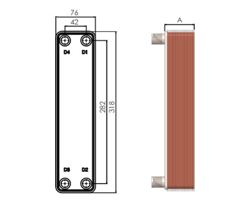 MGA HEXNOVAS BL20 Brazed Plate Heat Exchangers product view