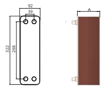 HEXNOVAS BL25 Ang Brazed Plate Heat Exchangers na produktong tanawin