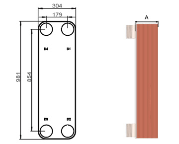 MGA HEXNOVAS BL350 Brazed Plate Heat Exchangers product view
