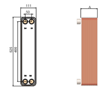 MGA HEXNOVAS BL50 Brazed Plate Heat Exchangers product view