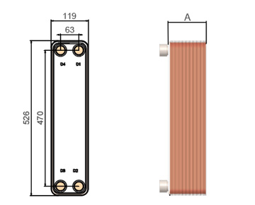 MGA HEXNOVAS BL60 Brazed Plate Heat Exchangers product view