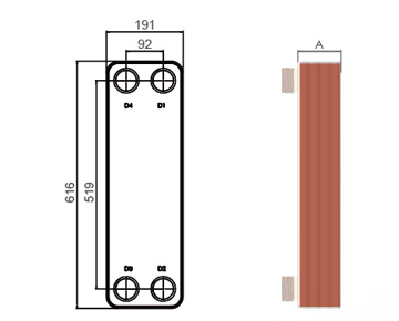 MGA HEXNOVAS BL95 Brazed Plate Heat Exchangers product view