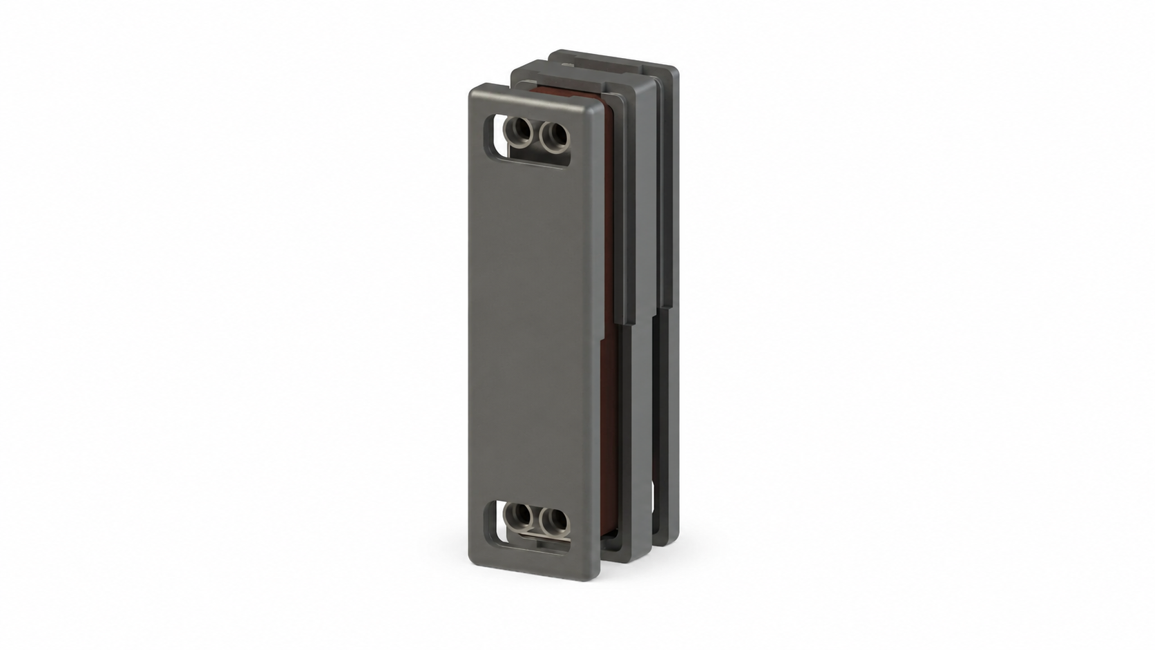 Complete modular thermal insulation assembly for a brazed plate heat exchanger