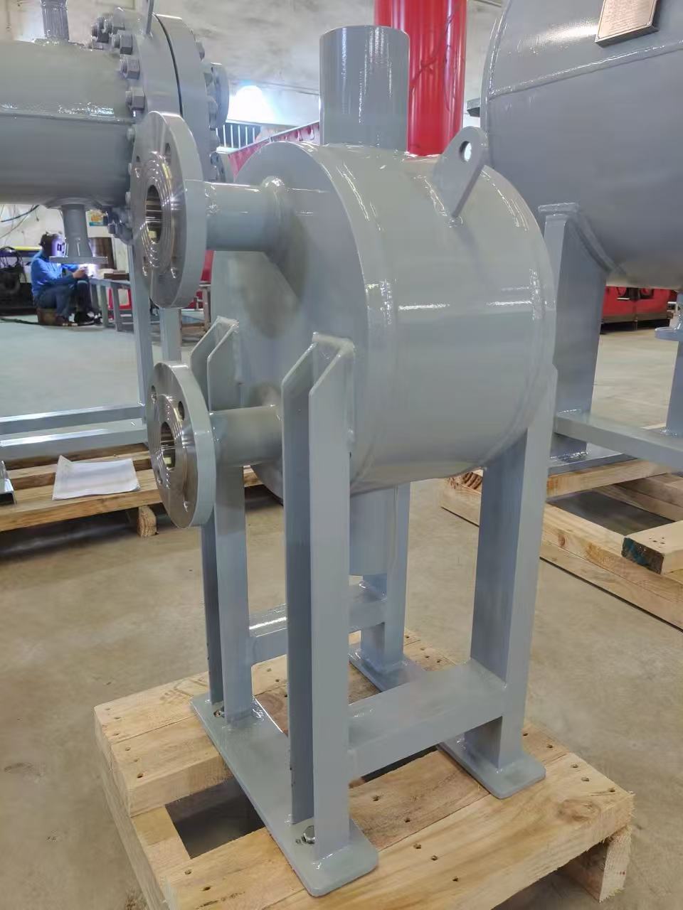 shell and plate heat exchanger