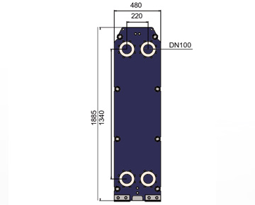 HEXNOVAS LB100B / LH100B Gascated Plate Hates Hates Trafters view