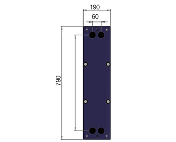 HEXNOVAS LB30B / LH30B Standard Gaskate Plate Hatet Hates Trafters view