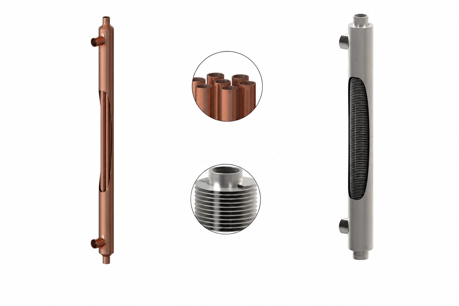 HEXNOVAS side-arm heat exchangers