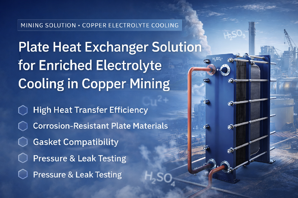 Plate Heat Exchanger Solution for Enriched Electrolyte Coling in Copper Mining technical article