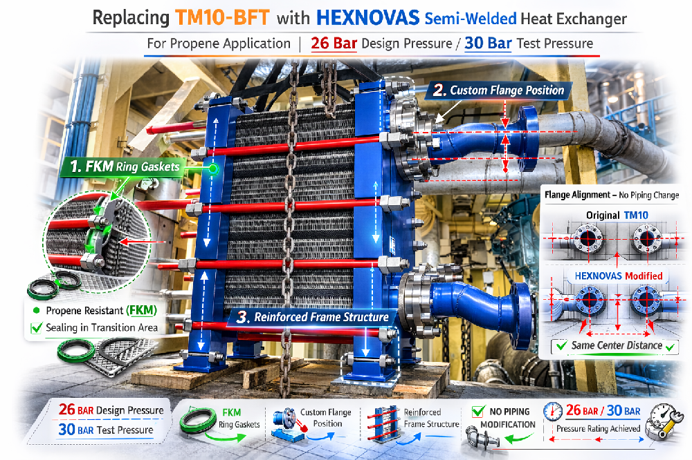 Replacement of Discontinued Fully Welded TM10-BFT in Propene Service