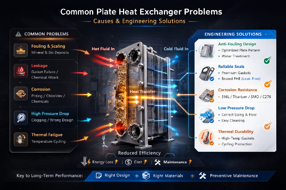 Common Problems with Plate Heat Exchangers and How Alfa Laval Solves Them